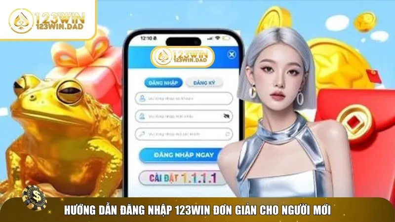 Thao tác để đăng nhập 123win